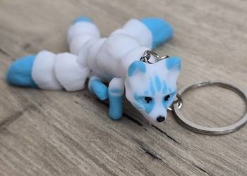 Uroczy Breloczek Lisek Fantasy - Brelok Druk 3D