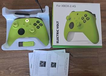 nowy kontroler electric volt do xboxa, uszkodzone plastikowe opakowanie