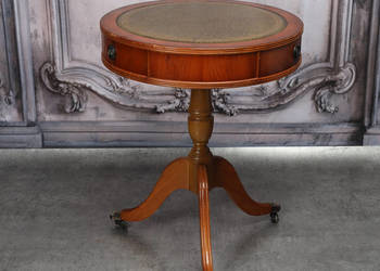 -ARTexpert- Stylowy angielski stolik kawowy z szufladami