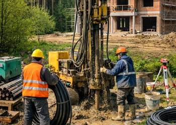Gruntowe pompy ciepła Września odwierty, dokumentacja Nibe Thermia Stiebel