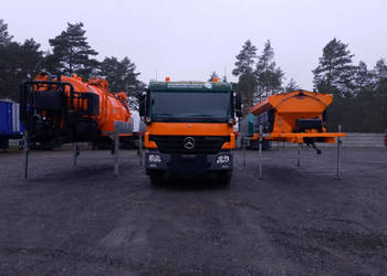 Mercedes ACTROS 2636 6x4 WUKO + PIASKARKA MUT DO CZYSZCZENIA KANAŁÓW piask…