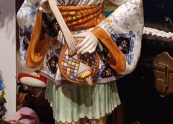 DO OGRODU 12 KILO SYGNOWANA PORCELANA 93 WYSOKA Z BRAKAMI ORIENTALNA