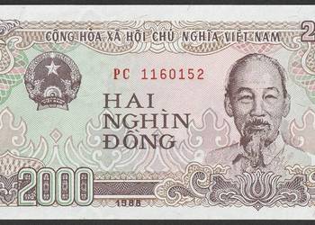 WIETNAM 2000 DONG 1988 - STAN BANKOWY UNC