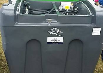 Mobilny zbiornik ON 900 l. Pompa 230V, 50l/min, Kingspan