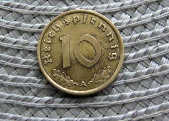 Niemcy 10 Reichspfennig 1939r - A