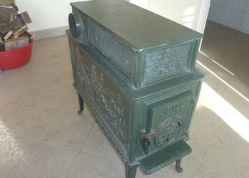 Duży,żeliwny piec,koza,kominek JOTUL 118 kompletny,stan bardzo dobry.