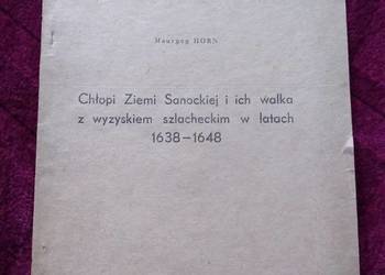Książka Chłopi Ziemi Sanockiej i ich walka z wyzyskiem szlac