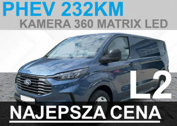 Ford Transit Custom PHEV 232KM Hybryda Plug-in Limited Kamera 360 Matrix L…