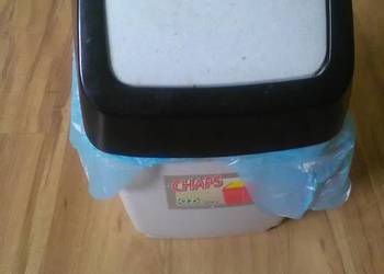 kosz  na śmieci z uchylną klapą 25l