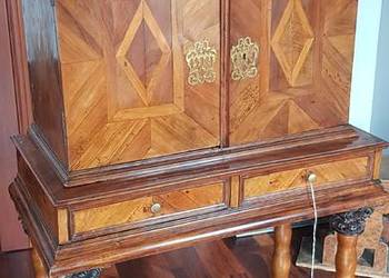 Kabinet barokowy intarsjowany koniec XVIII wieku
