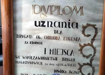 Sprzedam historyczny dyplom