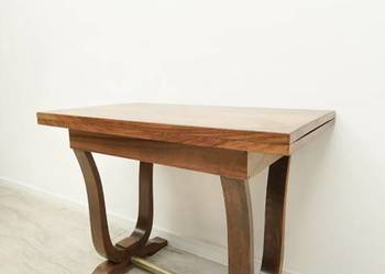 Zabytkowy stolik kawowy/karciany/do gier ART DECO. Po renowacji.