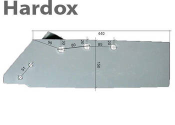 Lemiesz 300hektarów HARDOX 50615/L części do pługa FROST