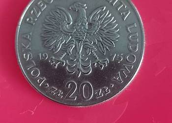 Nowotko 20 zł 1975 bez znaku mennicy SALE