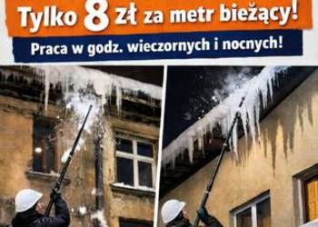 Mechaniczne zbijanie sopli