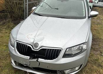 Maska skoda octavia III  2014 srebrna