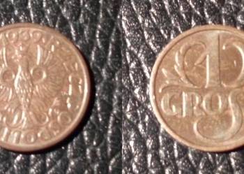 1 grosz 1939 II- / III+ piękny !_