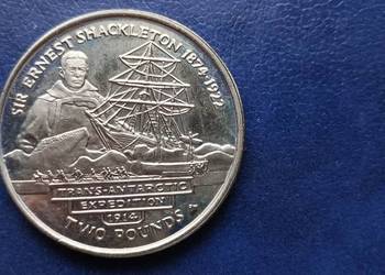 Stare monety 2 funty 2004 Georgia Południowa