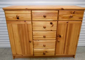 komoda z drewna sosnowego - jak nowa