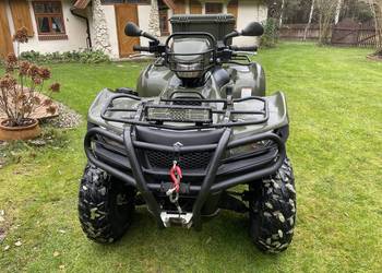 Suzuki KingQuad 750 AXi  zarejestrowany homologacja wyciagarka quad atv