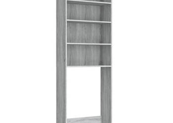 Szafka na pralkę kolor szary dąb sonoma 64x24x190 cm WM-815952