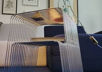 Stolik metalowy design lat 80