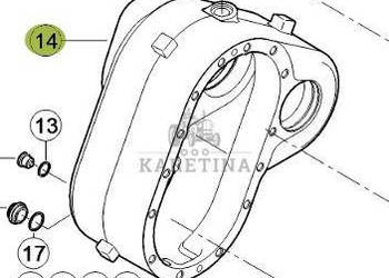 CLAAS Orbis 450 Obudowa Przekładni Rozdzielającej CZĘŚCI 0001372790 00 013…
