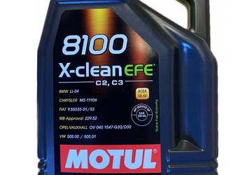 Motul 8100 X-Clean EFE C2/C3 5W30 5L 505.01