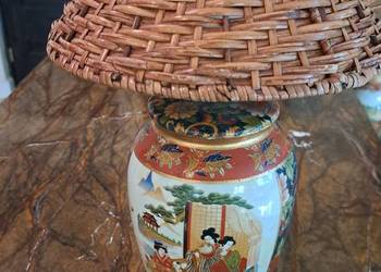 lampka chińska ręcznie malowana bez klosza