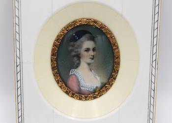 Miniatura portret narzeczonej Mozarta, Constanze Weber