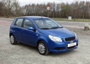 Chevrolet Aveo 1.2 84KM Klimatyzacja Oryginalne szyby K.Serwisowa