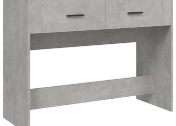 Stolik konsolowy szarość betonu 100x39x75 cm WM-816780