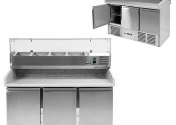 Stół Chłodniczy Gastronomiczny Do Pizzy Z Nadstawką 6x Gn 1/4 Yato Yg-05305