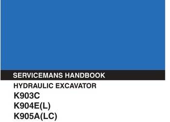 Kobelco K903  K904EL K905ALC K907DLC K912A K916 instrukcja naprawy service