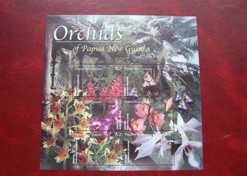 Papua Nowa Gwinea 2002 MNH Flora Kwiaty Orchidea