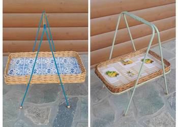 Taca PRL DDR vintage wiklina świeżo odnowiona