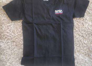 koszulka z napisem NASA cztery kolory t shirt meski