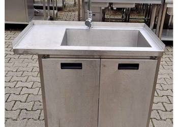 BASEN 1 KOMOROWY Z SZAFKĄ - DRZWI OTWIERANE - 94/55/85 CM - M.N.