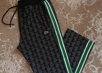 Spodnie dresowe męskie Lacoste Monogram - topowy model, rozmiar M