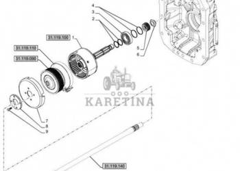 New Holland T6070 Wałek sterujący 84240107
