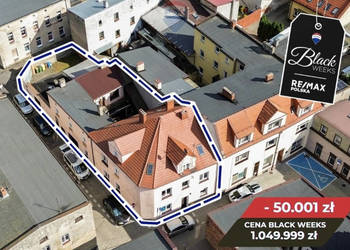 Kamienica: mieszkania, 2 lokale usługowe, 3 garaże