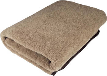 Koc z Wełny Merino Brązowy 160x200 i 200x220
