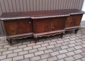 Komoda Niska RTV 200 Dębowa Solidna Zgrabna Stara Antyk Po Renowacji.