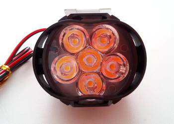 Lampa przód 6LED 9-85V 10W hulajnoga elektryczna rower