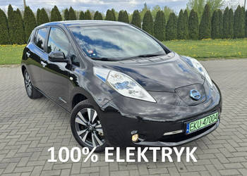 Nissan Leaf Elektryk. Full-Opcja. Serwis.Automat.Navi,Kam.360Stopni.Skóry.…
