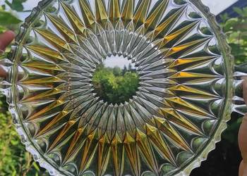 WALTHER GLAS
KRYSZTAŁOWA PATERA/TACA Z UCHWYTAMI 
vintage -design

Dekoracy