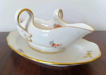 Porcelana MEISSEN Miśnia Sosjera kwiatki Królewska Manufaktura Porcela