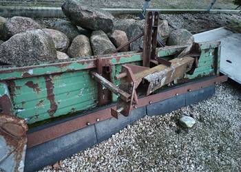 Pług do śniegu do ciągnika podnośnik tur lemiesz gumowy 2.5 m x200x50