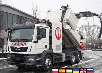 MAN TGM 26.340/ Zabudowa WUKO Rivard 11,8m3/ 120 tys.km/ oś skrętna_247175