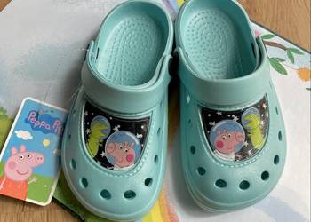 Klapki dla dziewczynki typu crocs Peppa Pig r.28/29